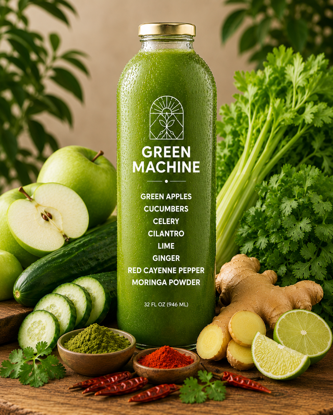 GREEN MACHINE 32OZ