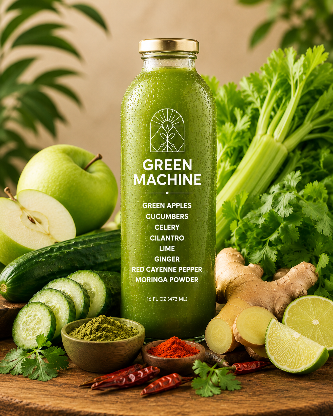 GREEN MACHINE 16OZ