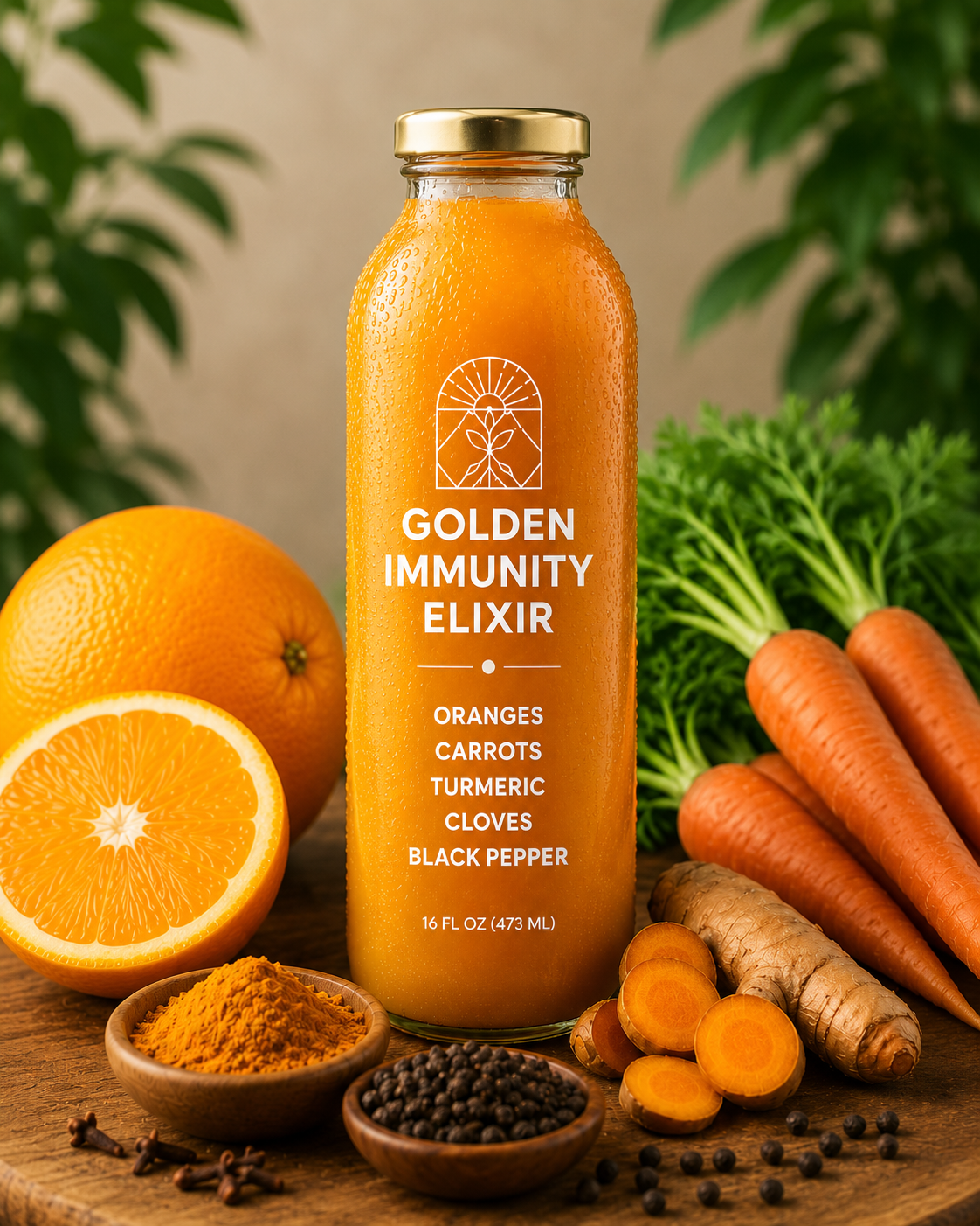 Golden Immunity Elixir 16OZ